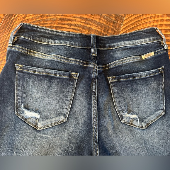 KanCan Griffin High Rise Split Fray Hem Skinny Jeans - Picture 5 of 8